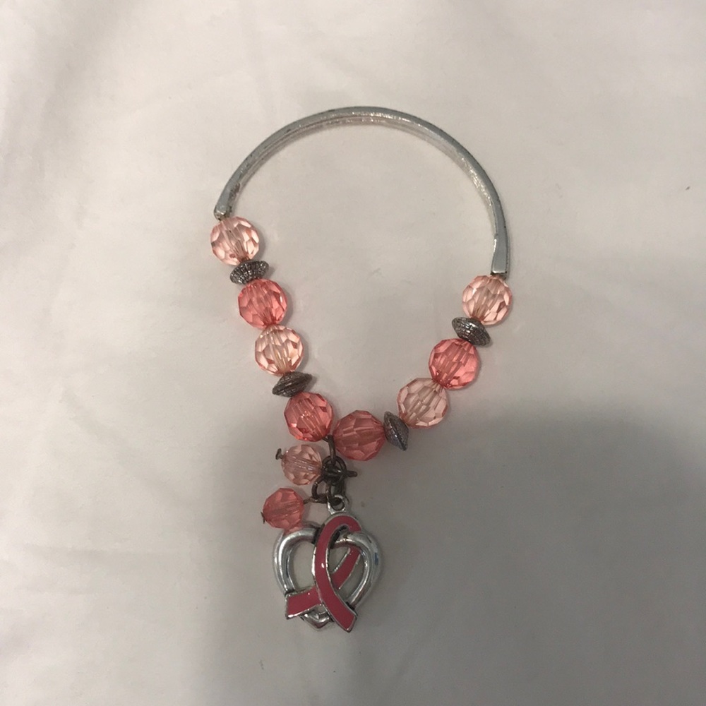 Breast cancer awareness bracelet